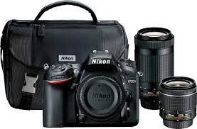 Nikon D7200 Dslr Camera With 18 55mm And 70 300mm Lenses Black 13533 Best Buy