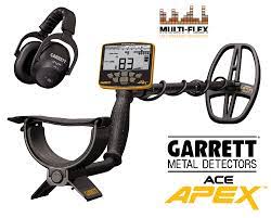 Pinpointing tip and 360° detection area. Bodensuche Shop Garrett Ace Apex Metalldetektor Wireless Pack