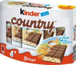 In Usa Kinder Country Chocolate Puffed Rice With Milk Filling 9 Bars Chocolate Puff Junk Food Snacks Gourmet Food Store