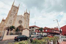 The church is about is 5.5 kilometres away from melaka sentral. The Church Of St Francis Xavier Malay Gereja St Francis Xavier Stock Photo Picture And Royalty Free Image Image 79597189