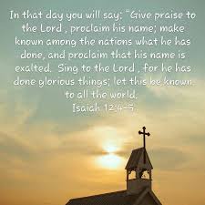 Isaiah 12 4 5 Isaiah 12 Youversion Bible Isaiah