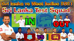 Sri lanka vs england 2021. Sri Lanka Test Squad 2021 For West Indies Test Series Sri Lanka Vs West Indies 2021 Sl Vs Wi 2021 Youtube