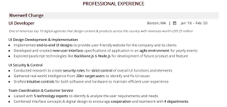 ui developer resume: complete 2020