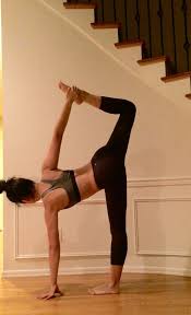Half Moon Is The Most Difficult Balancing Pose For Me It Takes Focus Control And A Clear Mind Yoga Yogasmile Halfmoon Balan Yoga Asanas Clear Mind Yoga