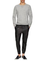 I've worn their sprinter joggers for 4 years now. J Brand Leather Joggers In Black For Men Lyst