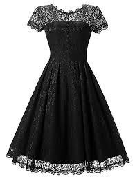 What Did Women Wear In The 1950s 1950s Fashion Guide In 2020 Short Sleeve Lace Dress Lace Dress Black Lace Dress
