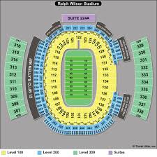Ralph Wilson Stadium Seating Plan