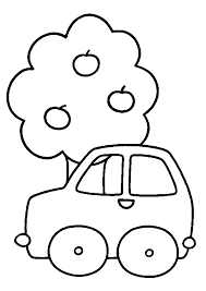Des voitures de course, des voitures classiques, des décapotables, mais aussi des coloriages de voitures aux formes simple pour les plus petits. Coloriage Voiture Et Pommier