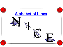 They have the same relation to drawings as letters to do words meaning and purpose of the alphabet of lines. Alphabet Of Lines