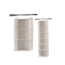 Bed bath and beyond closet organizer. Household Essentials Canvas Hanging Closet Organizer Bed Bath Beyond