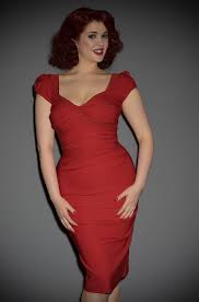 Stop Staring Red Billion Dollar Baby Dress As Seen On Nigella