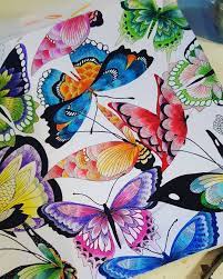 Click on butterfly coloring pictures below to go to the printable butterfly coloring page. Jessicabinczyk On Instagram Finished My Butterflies Tropicalworld Adultcoloringbook Colour Coloring Book Art Millie Marotta Coloring Book Coloring Pages