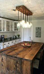 The glass is bubbled for a rustic and charming look. 21 Trending Farmhouse Kitchens The Handy Guy Rustic Kitchen Island Rustic Farmhouse Kitchen Rustic Kitchen