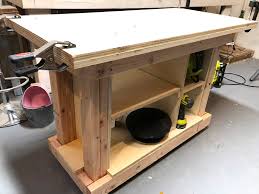 Just enough storage for all essential diy. Simple Diy Workbench Create And Babble