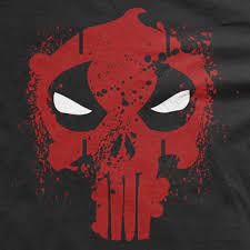 Deadpool Punisher Skull | Shop Novelty Tees | Guerrilla Tees