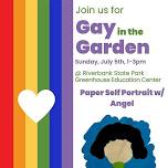 Gay In The Garden - Paper Self Portrait