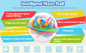 You can restart the level at. Amazon Com 3 Otters 3d Puzzle Ball 138 Obstacles Maze Ball Interactive Maze Game With Education Toy Sphere Game Ball Boy Gifts Toys Games