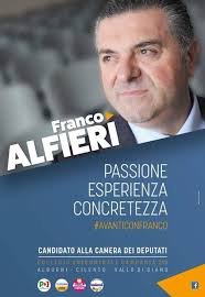 AGROPOLI,ALFIERI OGGI POMERIGGIO INAUGURA IN PIAZZA IL COMITATO E LA SEDE  ELETTORALE