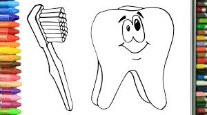 Lässt sich ein geschädigter zahn nicht mehr erfolgreich behandeln, muss er gezogen werden. Wie Zeichnet Man Zahn Zahnpasta Und Zahnburste Zeichnen Und Ausmalen Fur Kinder Youtube