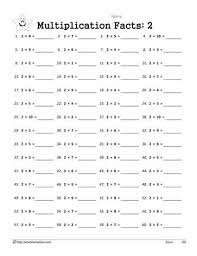 2 Times Tables Times Tables Worksheets Multiplication Facts Multiplication Worksheets