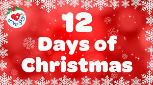 12 Days Of Christmas 2020 Youtube