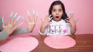 تحدي لا تسوي سلايم بأطول أظافر في العالم don t make slime with super long acrylic nail challenge youtube