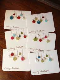 Find handmade christmas card tutorials to create a diy card for every person on your list this year! I Could Make These Button Christmas Cards Diy Christmas Cards Christmas Cards