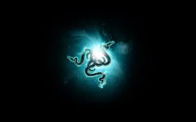 You could download the wallpaper and use it for your desktop computer. Hd Wallpaper Blue And Black Razer Logo Game Signs Backgrounds People Black Color Wallpaper Flare