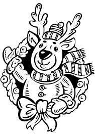 Sep 07, 2021 · reindeer coloring pages pdf. Wreath With Reindeer Coloring Page Free Printable Coloring Pages For Kids