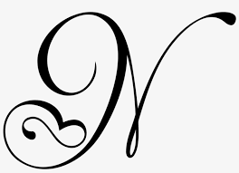 This handwriting worksheet provides valuable practice in writing both the uppercase and lowercase cursive g. Monogram Letter N Fancy Cursive Letter N Png Image Transparent Png Free Download On Seekpng