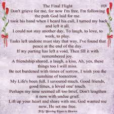 The Final Flight You Are Free Letter From Heaven Messages From Heaven Funeral Poems
