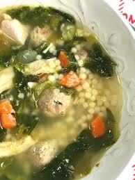 Italian Wedding Soup With Escarole And Mini Meatballs Proud Italian Cook Recipe Wedding Soup Italian Wedding Soup Cooking