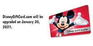 Disney gift card deals 2020. Disney Gift Card Accounts Will Be Deleted On January 19th 2021 Chip And Company