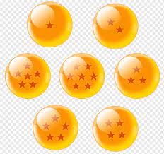 Dragon ball z balls images. Seven Dragon Balls Illustration Goku Dragon Ball Fighterz Shenron Bulma Carrot Food Orange Cartoon Png Pngwing