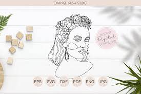 Free Free 297 Flower Woman Svg SVG PNG EPS DXF File