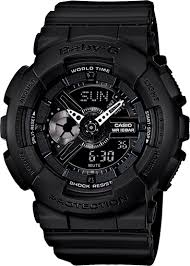 Ba110bc 1a Baby G Black Womens Watches Casio Baby G Watches Women Black Womens Watches G Shock Watches