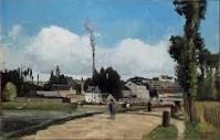 File:Camille Pissarro - Bords de l'Oise a Pontoise (Banks of the ...