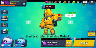 Download Brawl Beach Brawl Stars Latest Mod Apk Which Is Directly Updated In Your Original Supercell Account Unlock All The Skins Brawl Singles Online Stars