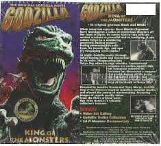 This was ripped from the simitar 1998 dvd. Godzilla King Of The Monsters 1956 Vhs By Darkzadar Zero On Deviantart