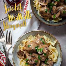Swedish Meatballs Stroganoff Swedish Meatballs Eat The Love