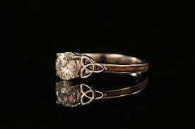Whiskey Barrel Wood 14k White Gold Celtic Knot Ring Celtic Knot Ring Gold Celtic Knot Celtic Wedding Rings