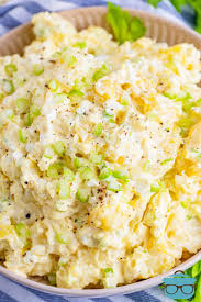 A lot of potato salad recipes call for just mayo or miraclewhip®, but similar to my chicken salad recipe, i love adding sour cream into the dressing. Best Ever Potato Salad Video The Country Cook