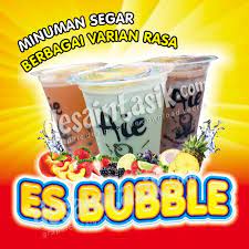 Spanduk Es Bubble Terbaru Spanduk Desain Desain Grafis