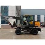 Jg75s-9 Wheeled Excavator Rubber Duck Wheel Digger Small ...