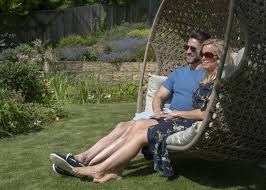 Relax on your outdoor patio with this cocoon swinging chair. Bramblecrest Oakridge Oakridge Double Hanging Cocoon Indalocio