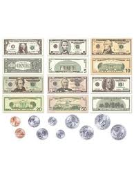 Us Currency Coins Bills Felt Figures For Flannel Board Lesson Guide