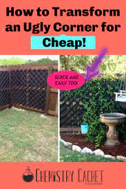One way to do that has been shown in the above image, though the source mentioned that instead of flowers you should use plants like basil, coleus, paprika, to complete the corner garden. How To Transform A Boring Backyard Corner For Little Money