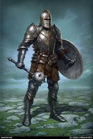 Iron Knight Fantasy Armor Knight Character Art