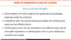 Dicom bill of lading pdf : How To Complete A Bill Of Lading And A Shipping Instructions Step By Step Explanation With Examples Advancedontrade Com Export Import Customs