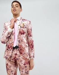 Black And White Floral Suit Harry Styles Image Alternatetext Floral Suit Men Skinny Suits Wedding Suits